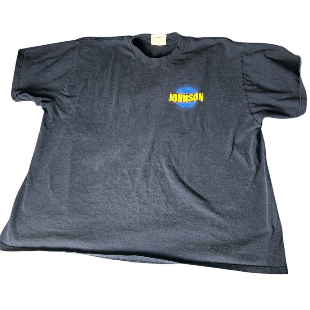 Jimmie Johnson Lowe’s T Shirt 2000s Size 2XL Double Sided Blue vintage